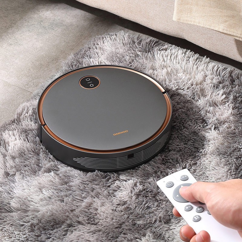 大宇(DAEWOO) 智能遥控扫拖一体扫地机器人 全自动智能吸尘器 DY-SD01