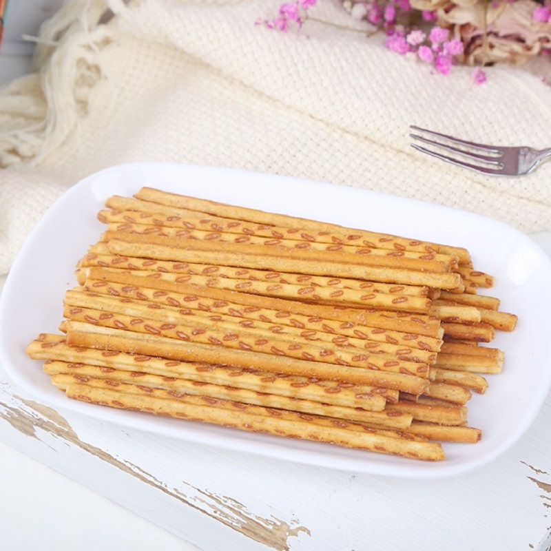 格力高百力滋微辣虾味装饰饼干棒65g盒