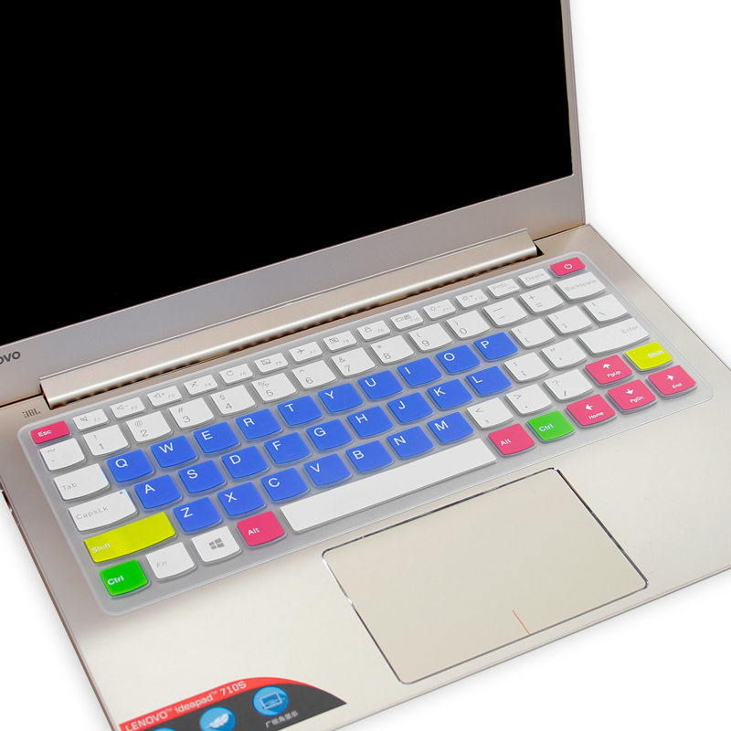 联想13.3英寸ideapad710s-13ikb小新air13.3pro笔记本手提电脑键盘贴膜全覆盖防|粉色渐变