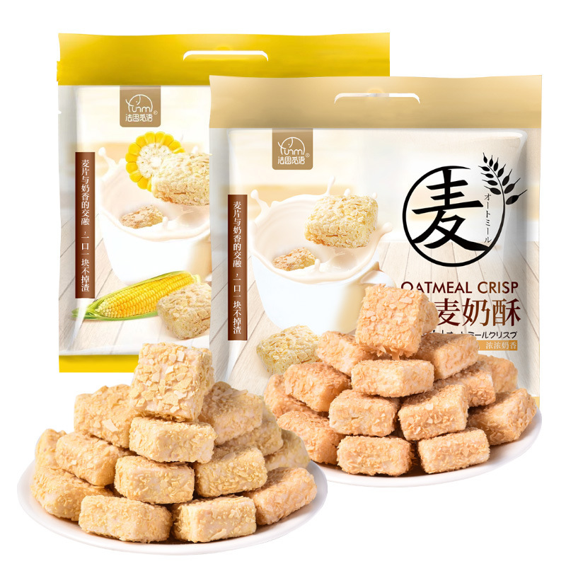 法思觅语 燕麦奶酥 原味+玉米味 2袋