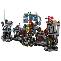 LEGO乐高 超级英雄系列76122 泥脸侵袭蝙蝠洞 拼插积木玩具