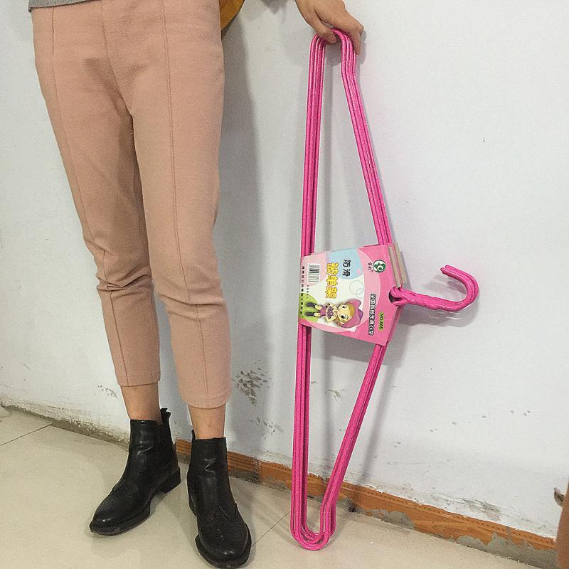 大衣架晒被子家用晾床单被套大号不锈钢实心加粗超长浴