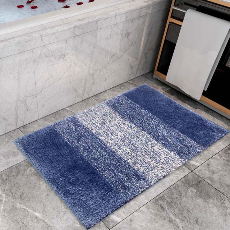 浴室地垫吸水防滑卫生间洗手间厕所口脚垫家用地毯垫进简约三维工匠