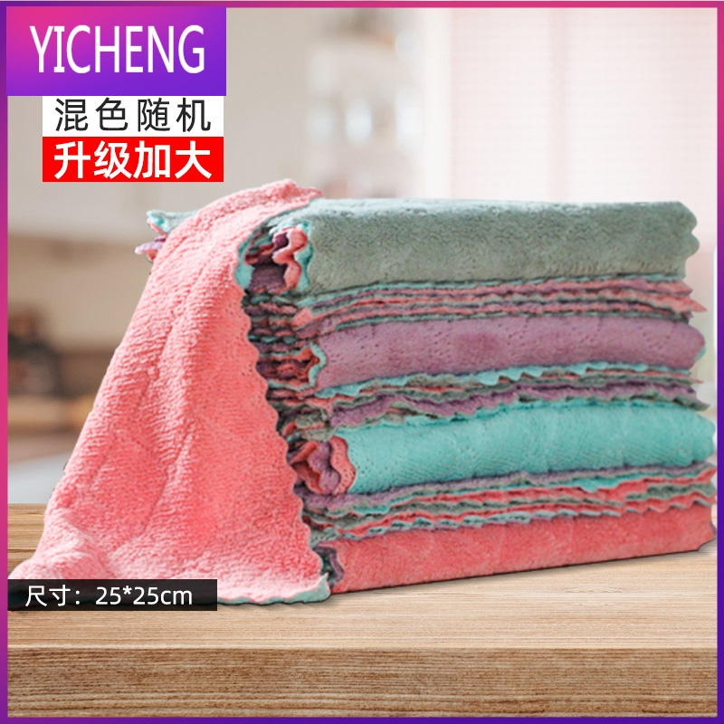 洗碗用擦灶台麻布厨房用品家务抹布擦玻璃擦地加厚抹布