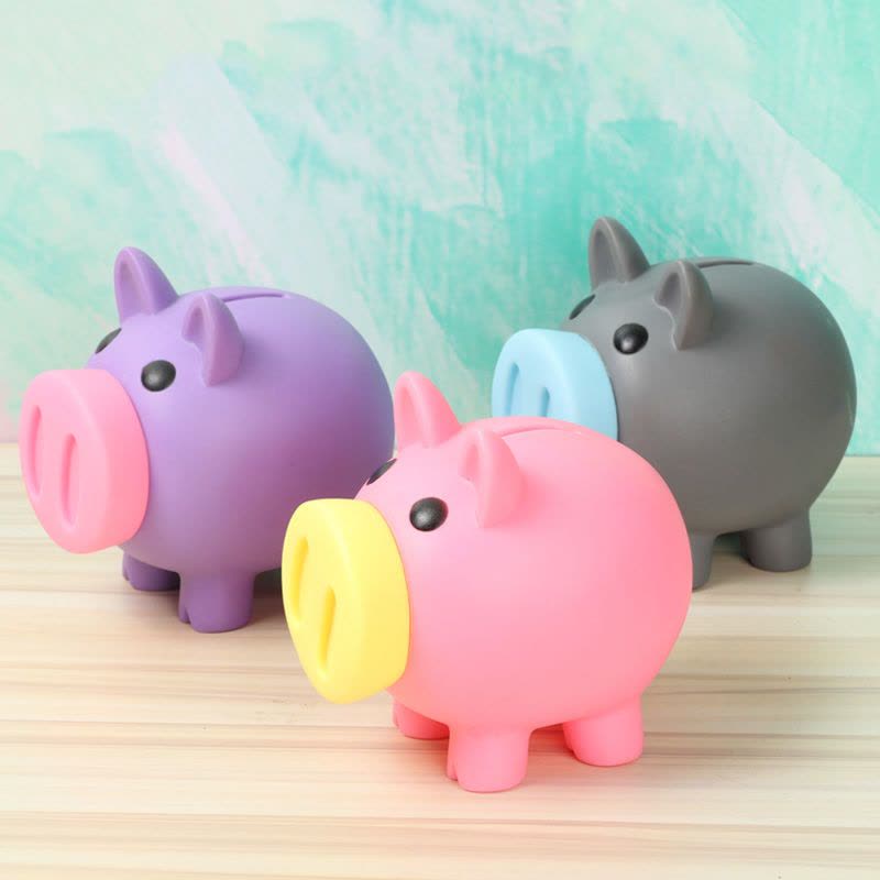 小猪可爱萌儿童存钱罐少女心储蓄罐创意生日礼物礼品礼品M0|存钱罐（兔子）图片