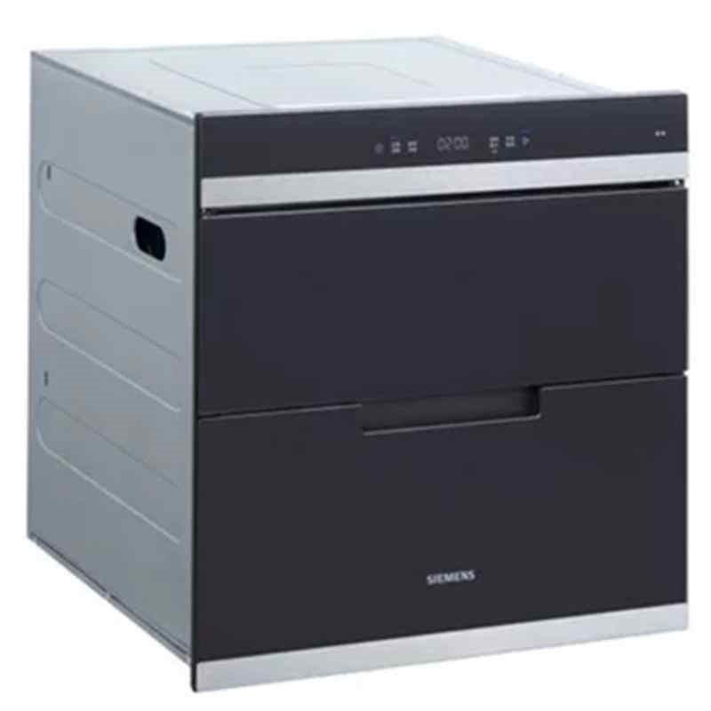 西门 子 115L HS451200W 家用嵌入式餐具碗筷高温不锈钢消毒碗柜