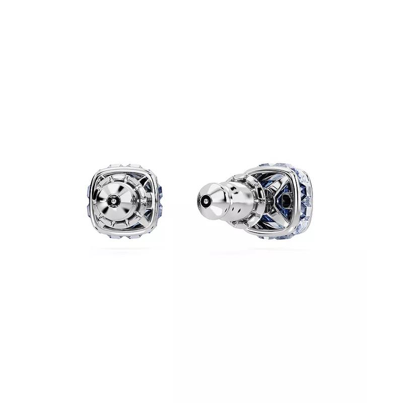 Swarovski女士四方切割水晶耳钉闪耀生日石灵感耳饰优雅时尚礼物高清大图