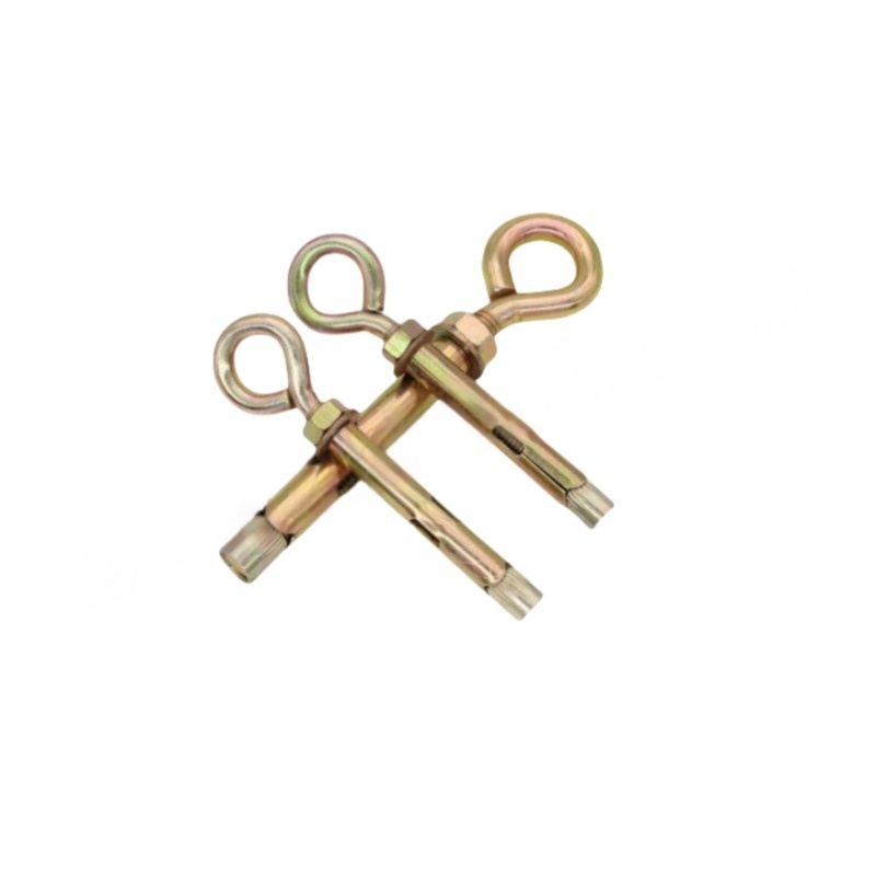 继彬 M16×200 厂标 羊眼圈膨胀螺栓 碳钢 4.8级 镀彩锌高清大图