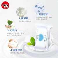 日本进口COW牛乳石碱日本进口无添加安心皂温和清洁香皂洁面皂5入