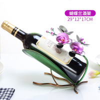 欧式创意红酒架摆件现代简约个性葡萄酒瓶架酒柜装饰品摆件