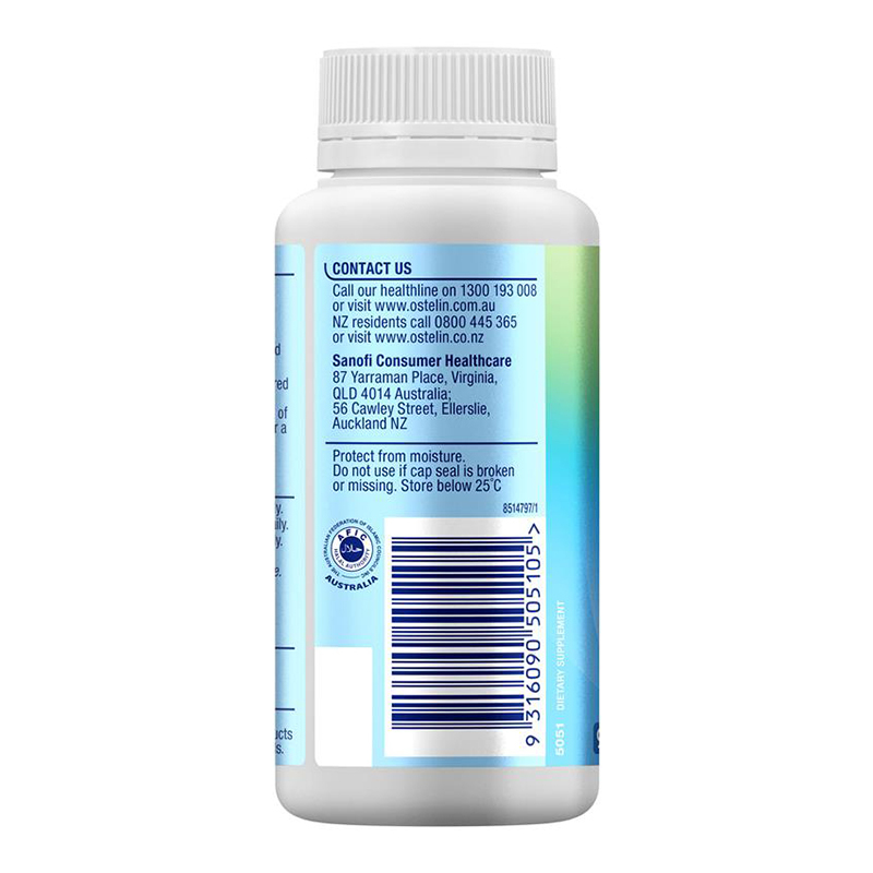 奥斯特林(OSTELIN)儿童钙片+VD咀嚼片90片/瓶 2岁以上宝宝补钙含维生素D恐龙钙 澳洲原装进口 效期26.8高清大图