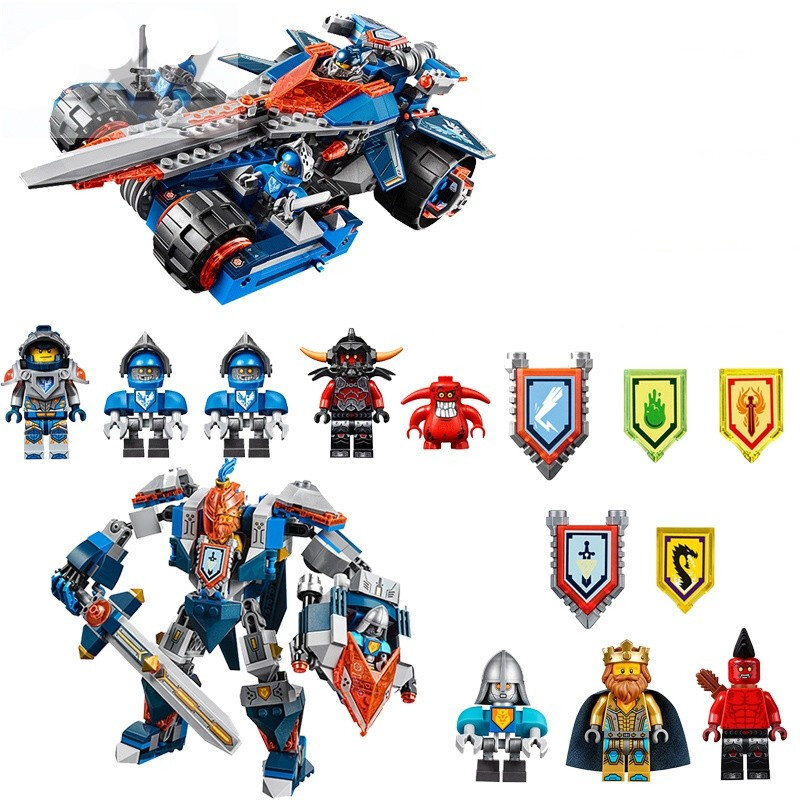 克雷战车 末日战车优惠装视频介绍_兼容乐高未来骑士团幻影忍者机甲克