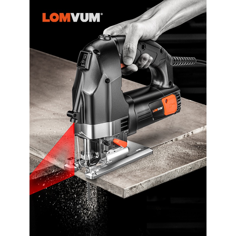 龙韵电动曲线锯家用多功能手持小型木板切割机木工工具线锯拉花锯