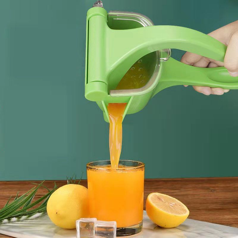 榨汁器抹茶绿款【无赠品】 手动榨汁机多功能家用小型柠檬果榨汁机塑料手动压汁机榨汁器