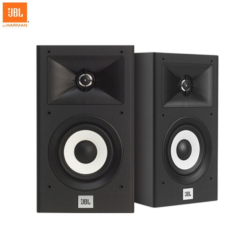 JBL STAGE 120BLK 书架箱 音响 音箱 家庭影院环绕 电视音响 组合音响 客厅影院 黑色(对)