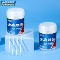 小鹿妈妈牙签刷一次性鱼骨便携式家用剔牙缝刷硅胶牙签刷900支