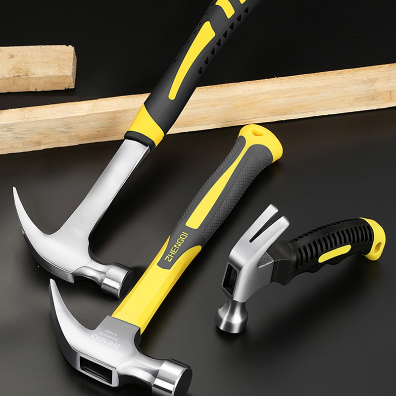 古达羊角锤木工迷你钉锤子家用一体榔头手锤纯钢方木柄小铁锤头子工具