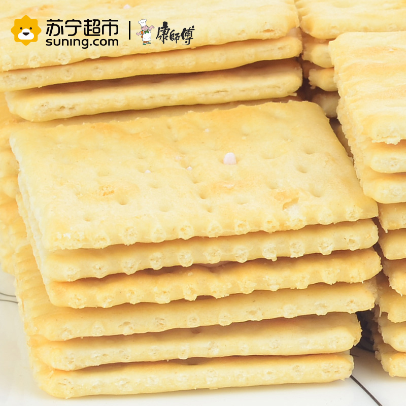 康师傅3+2苏打夹心饼干 香浓奶油300克包