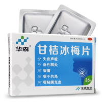 华森 甘桔冰梅片（糖衣片） 0.2g*36粒*5盒 用于风热犯肺引起的失音声哑 咽痛 咽干灼热