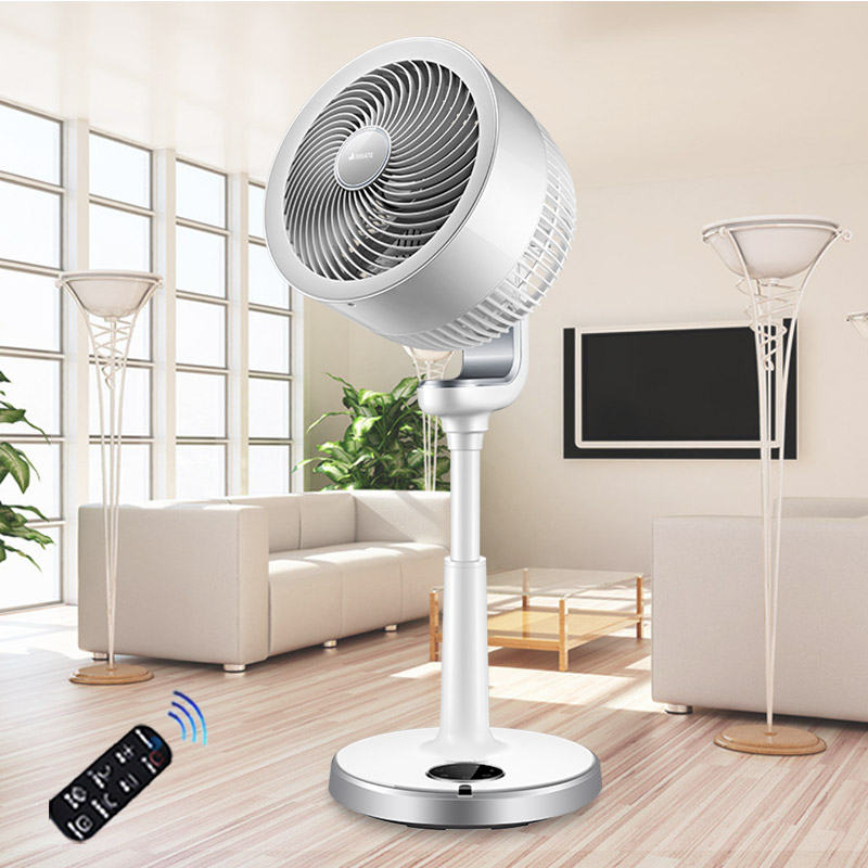 天鹅款CA23-RD7白 艾美特空气循环扇涡轮对流电风扇落地无叶家用立式台式小电扇高清大图