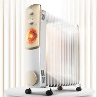 艾美特(Airmate)取暖器 HU1326-W 13片加宽叶片 智能恒温 倾倒断电油汀 家用电热烤火炉 电暖器 电暖气