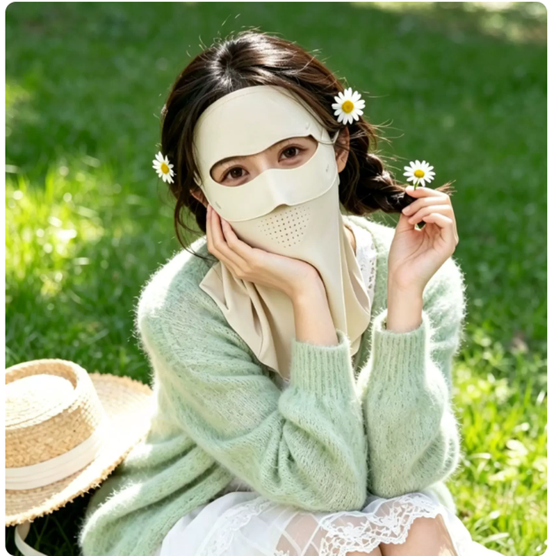蕉下夏季伴手礼组合-B套 蕉下防晒面罩加防晒霜高清大图