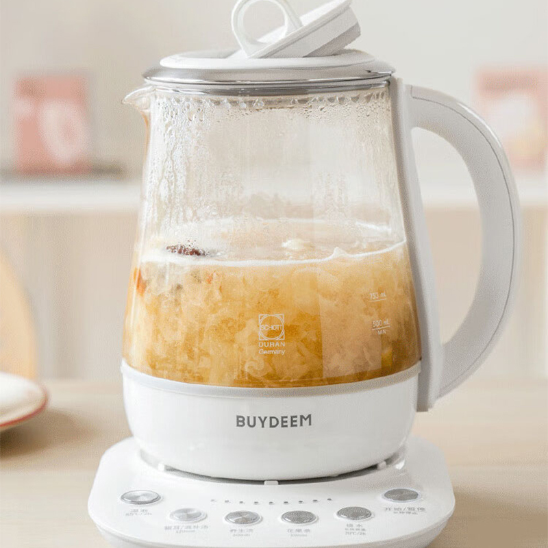 北鼎养生壶1.5L玻璃壶多功能保温壶煮茶器K118(颜色随机)