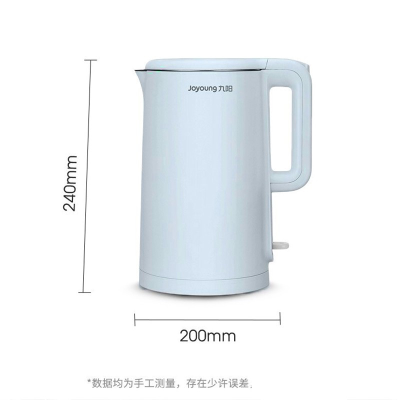 九阳(Joyoung)电水壶1.7L大容量家用无缝内胆食品级304不锈钢内胆开水煲K17-F30