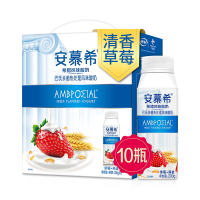 伊利安慕希希腊风味酸奶草莓+燕麦 礼盒装 200g*10盒