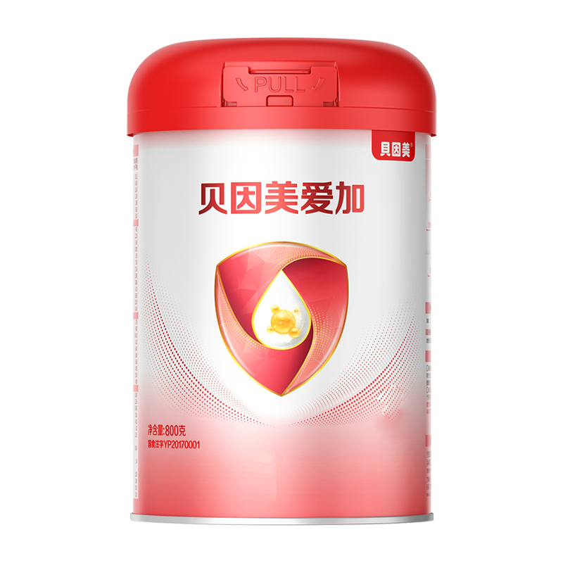爱加奶粉2段较大婴儿配方奶粉6-12个月适用800g 罐装含乳铁蛋白高清大图