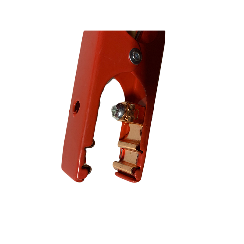 火连接线夹子充电器卡鳄鱼夹加厚纯铜加厚加导电铜条正负一对平电瓶线