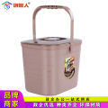 创世人 带盖手提茶渣桶茶叶垃圾桶 带盖手提茶渣桶