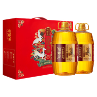 胡姬花古法小榨花生油1.918L*2 送礼礼盒装一级压榨花生食用油 年货礼盒 春节礼品