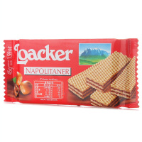 莱家榛子味威化饼干条装45g