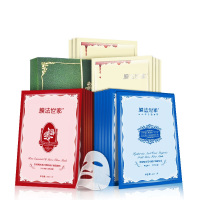 膜法世家水嫩亮颜微纤维面膜贴套盒21片 补水亮颜
