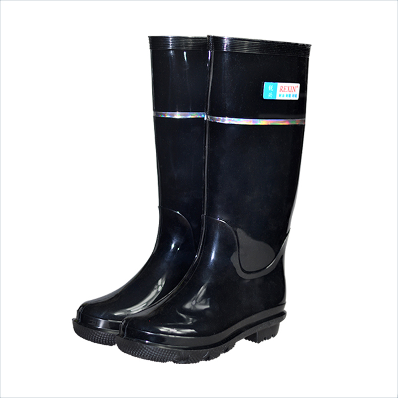 REXIN 橡塑雨靴 防油 防酸 防碱 三防雨靴 QS-908高清大图