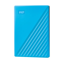 西部数据（WD）4TBUSB3.0移动硬盘MyPassport随行版2.5英寸（密码保护自动备份)蓝色便携式移动硬盘