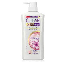 清扬CLEAR洗发水男士控油去屑洗发水套装洗发液樱花沁爽型720g*2瓶送100g*2