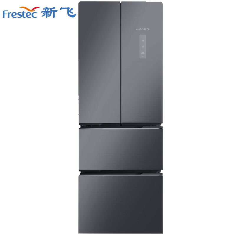 新飞冰箱法式四开门 超薄家用智能高端小冰箱339升 一级能效变频风冷无霜BCD-339WG7D高清大图