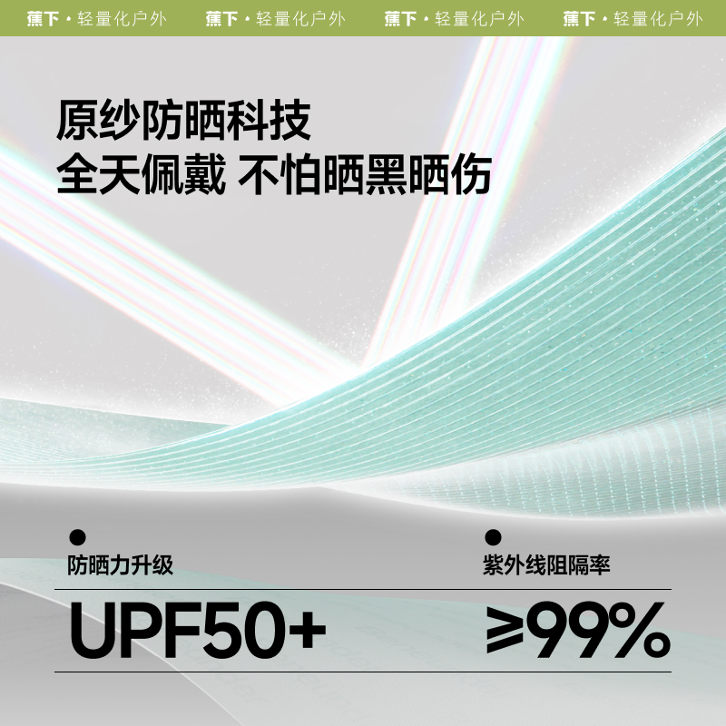 蕉下高弹防晒袖套ES370 滕雾灰高清大图