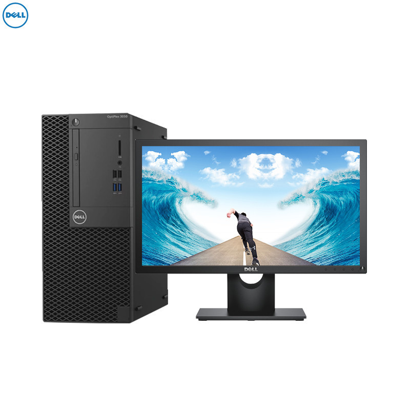 戴尔(DELL)Optiplex3050MT台式电脑19.5英寸(英特尔B250 i3-6100 8G 1T 2G独显)