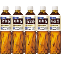 三得利无糖乌龙茶500ml*5瓶整箱装茶多酚茶饮料囤货