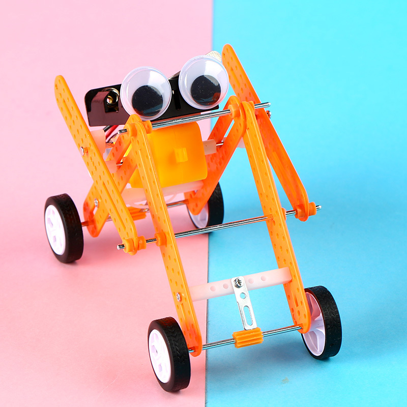 儿童科学实验玩具 科技小制作DIY手工材料小学生蠕虫机器人 盒装