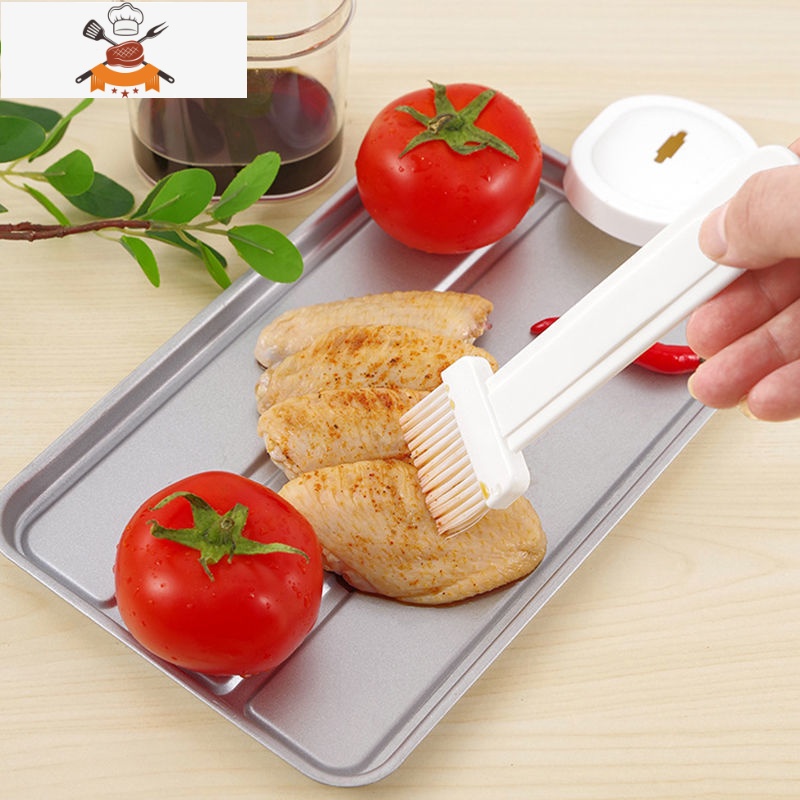 油刷子抹油刷油带瓶烧烤烙饼厨房食品家用油刷烧烤刷 敬平 [随机色1个]高清大图