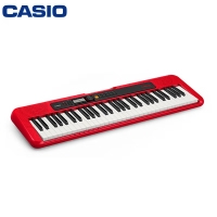 卡西欧（CASIO） 电子琴 CTS200 时尚便携潮玩儿童成人娱乐学习61键电子琴 红色