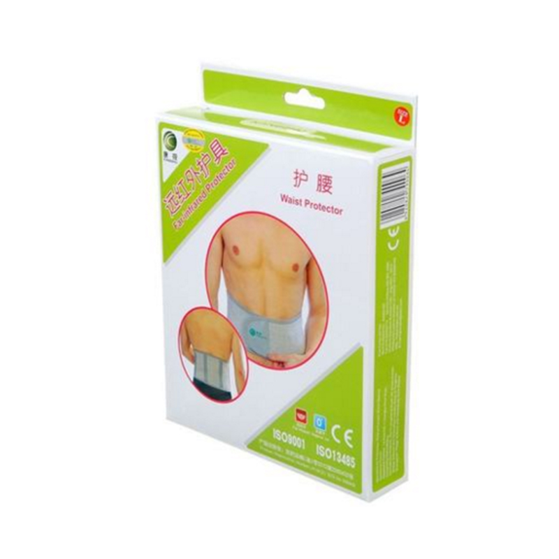 康祝 远红外竹炭护腰带 腰部固定带 保暖全弹护腰带 男女四季通用护具 M高清大图