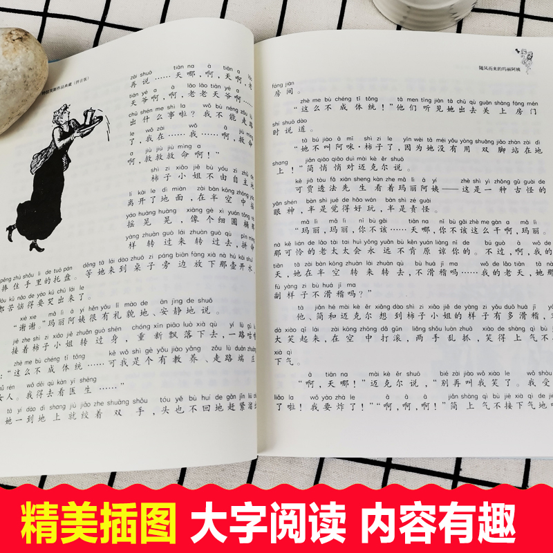 随风而来的玛丽阿姨 [正版]随风而来的玛丽阿姨7-9-12岁小学生一二三年级书青少年读物特拉芙斯作品典藏拼音版外国儿高清大图