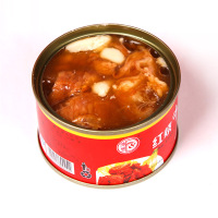 德丰红烧牛肉罐头105g*6/罐熟食午餐户外旅游即食快餐速食菜更换包装中新老包装随机发发货地合肥