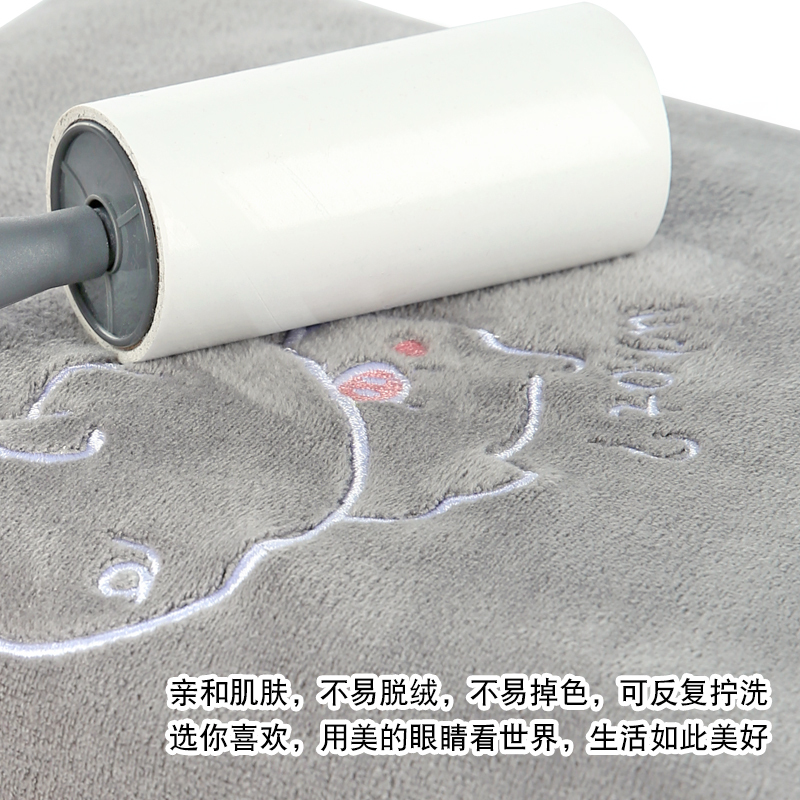 运动加长款吸汗水速干发非纯棉家用洗脸不毛男女 毛巾