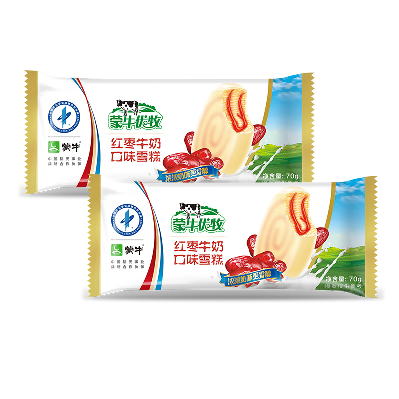 蒙牛优牧 红枣牛奶口味雪糕 70g*6支